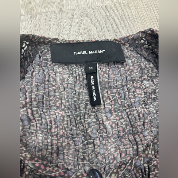 Isabel marant silk top and skirt set (size small) - Picture 5 of 14